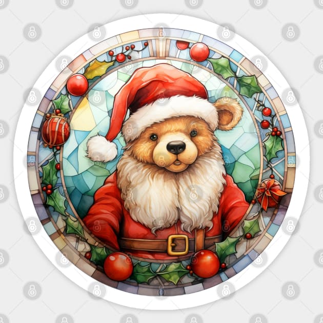 Xmas teddy bear Sticker by Maison de Kitsch